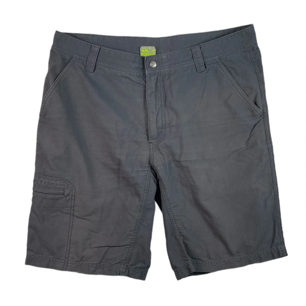 SH295 Mens KOPPEN Brand Outdoor Utility Flat Front Hiking Shorts 38